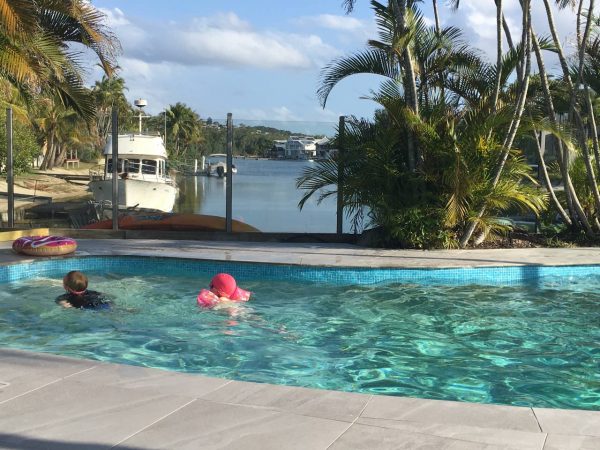 Noosa Terrace Communal Pool With View To Canal